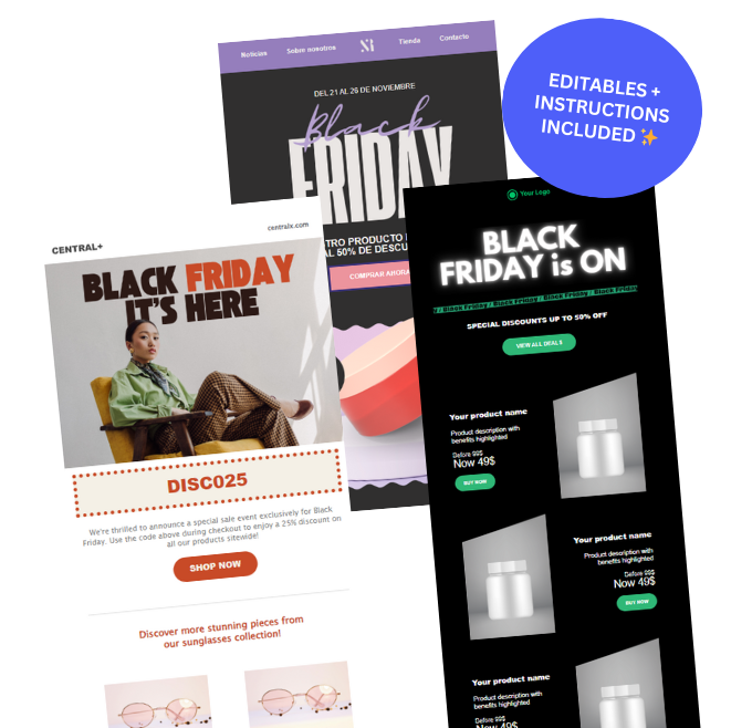 BLACK FRIDAY TEMPLATES