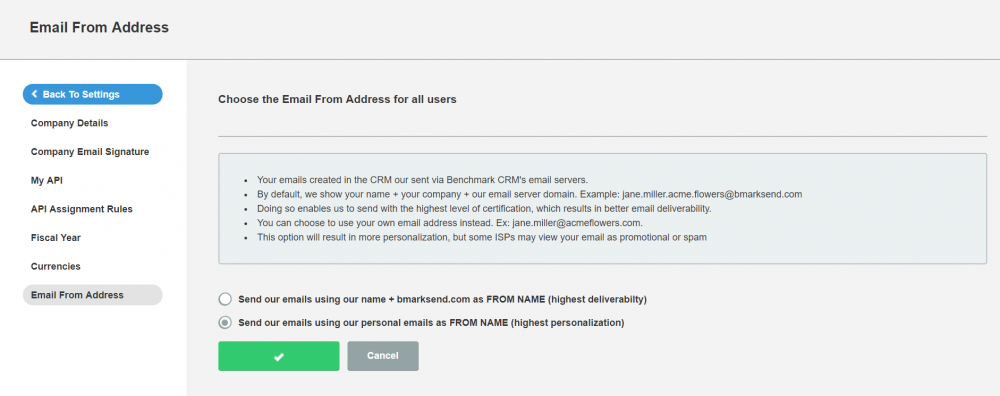 New Feature: Personalize your Email From Address