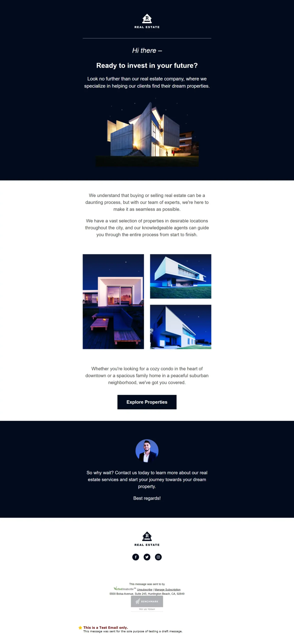 Benchmark Email Designer